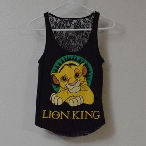 Lace back Lion King tank